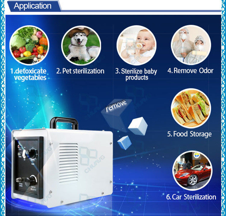 Corona discharge Household Ozone Generator , air purification For Washing