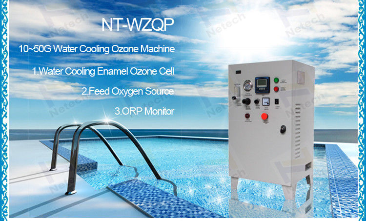 High concentration ozone generator for wastewater treatment With detoxication
